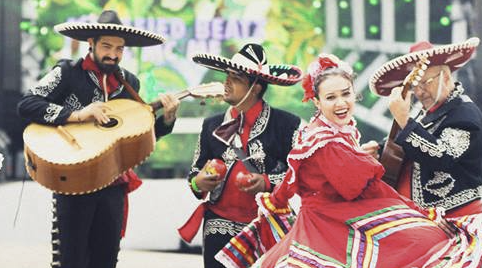 Mariachi band op de verjaardag van uw moeder