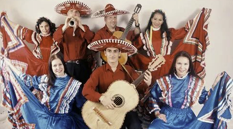 Mariachi serenade voor een bedrijfsfeest