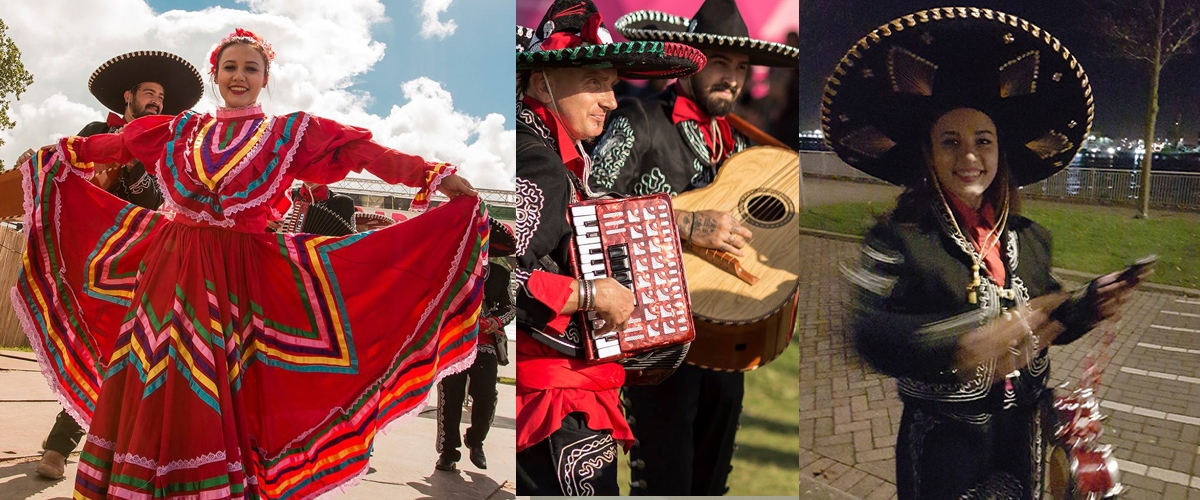 Mariachi band voor een trouwfeest