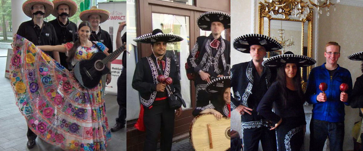 Mariachi serenade voor uw beste vrienden