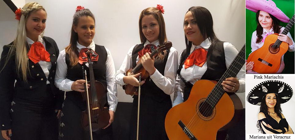 Mariachi serenade voor een bedrijfsfeest